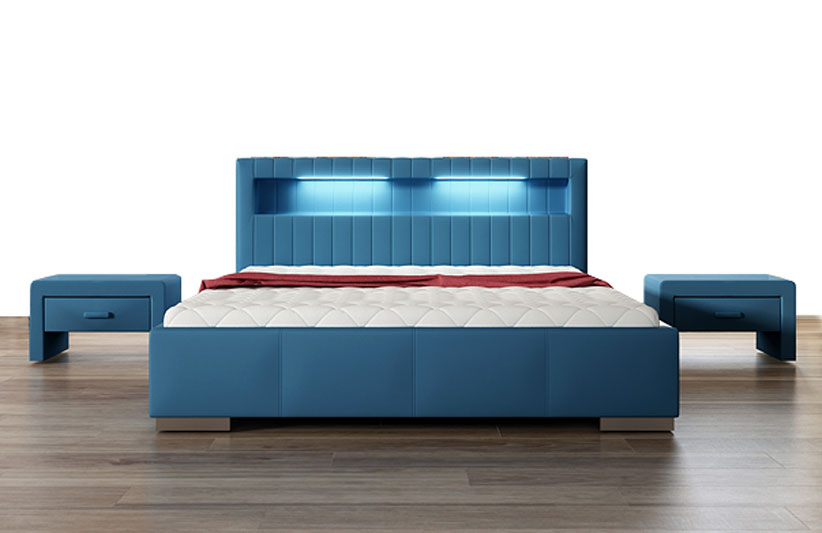 81275 łóżko z tkanina